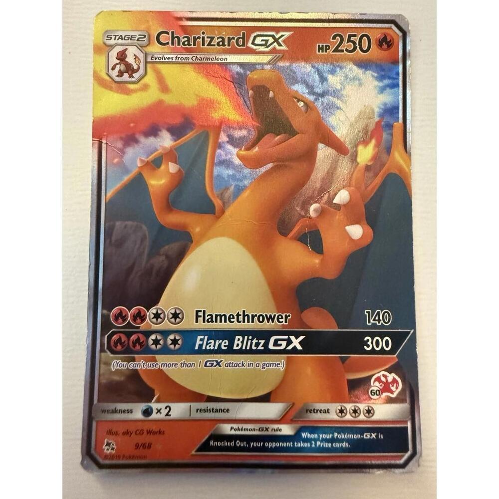 Charizard GX 9/68  Hidden Fates  Ultra Rare  Authentic
